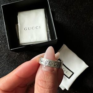 GucciGhost Ring in Silver